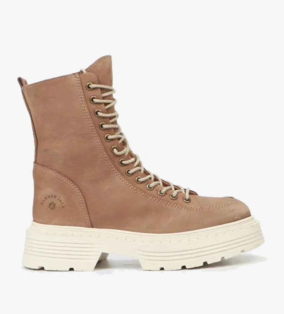 Hammer Jack Loberia Hakiki Deri Kum Kadın Bot - Görsel 1