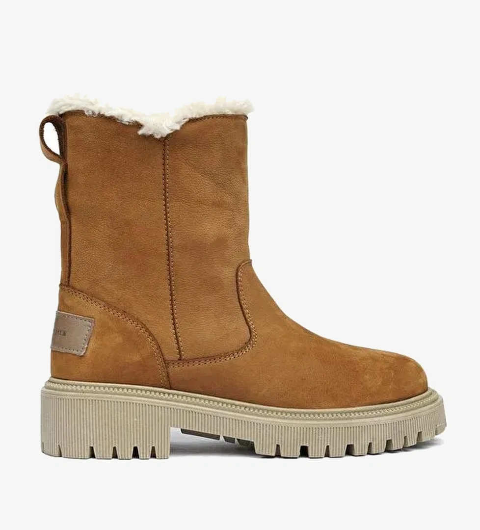 Hammer Jack Pilus Hakiki Deri Taba Kadın Bot - Görsel 1