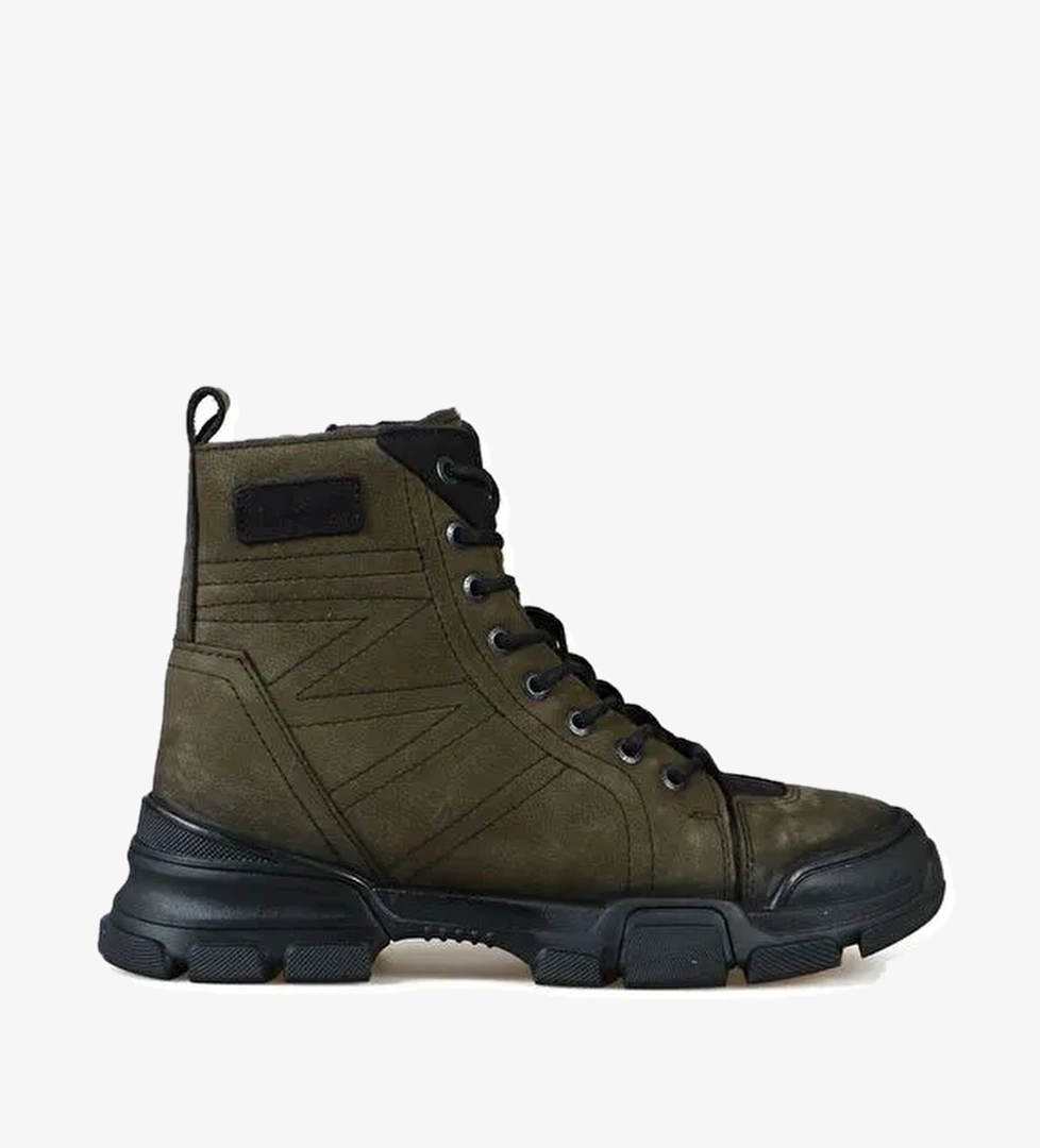 Hammer Jack Bonn Hakiki Deri Haki Kadın Bot - Görsel 1