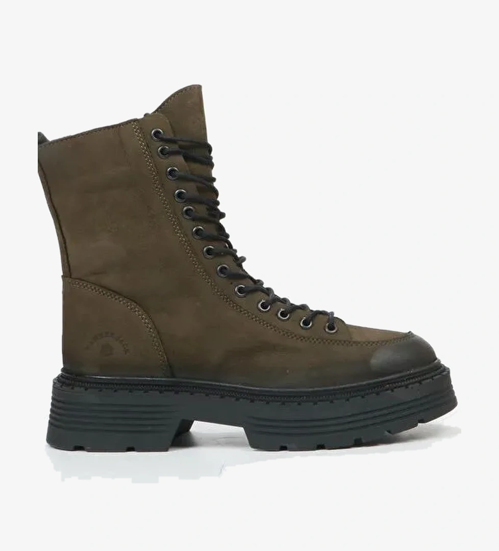 Hammer Jack Loberia Hakiki Deri Haki Kadın Bot - Görsel 1