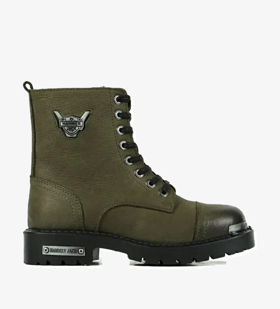 Hammer Jack Haki Nubuk Kadın Bot - Görsel 1