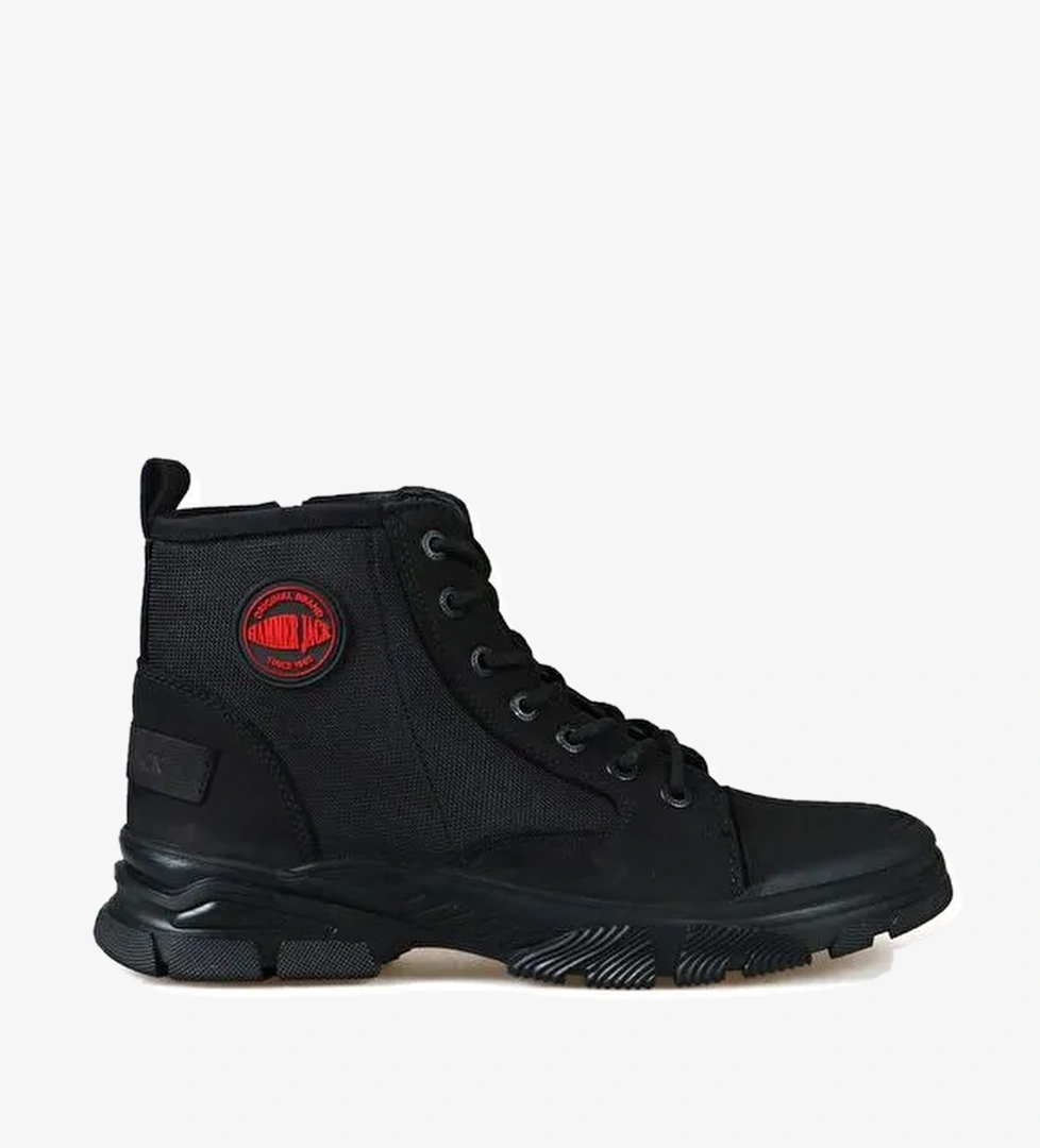 Hammer Jack Niva Hakiki Deri Siyah Outdoor Erkek Bot - Görsel 1