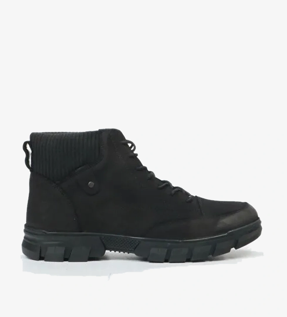 Hammer Jack Joven Hakiki Deri Siyah Outdoor Erkek Bot - Görsel 1