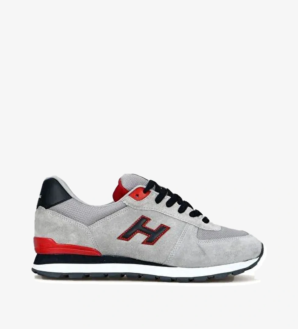 Hammer Jack Peru Hakiki Deri Ciment-Laci-Kırmızı Erkek Spor Ayakkabı - Görsel 1