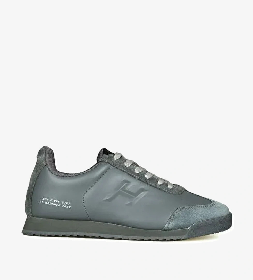 Hammer Jack Hakiki Deri Pico Plus Gri Erkek Spor Ayakkabı - Görsel 1