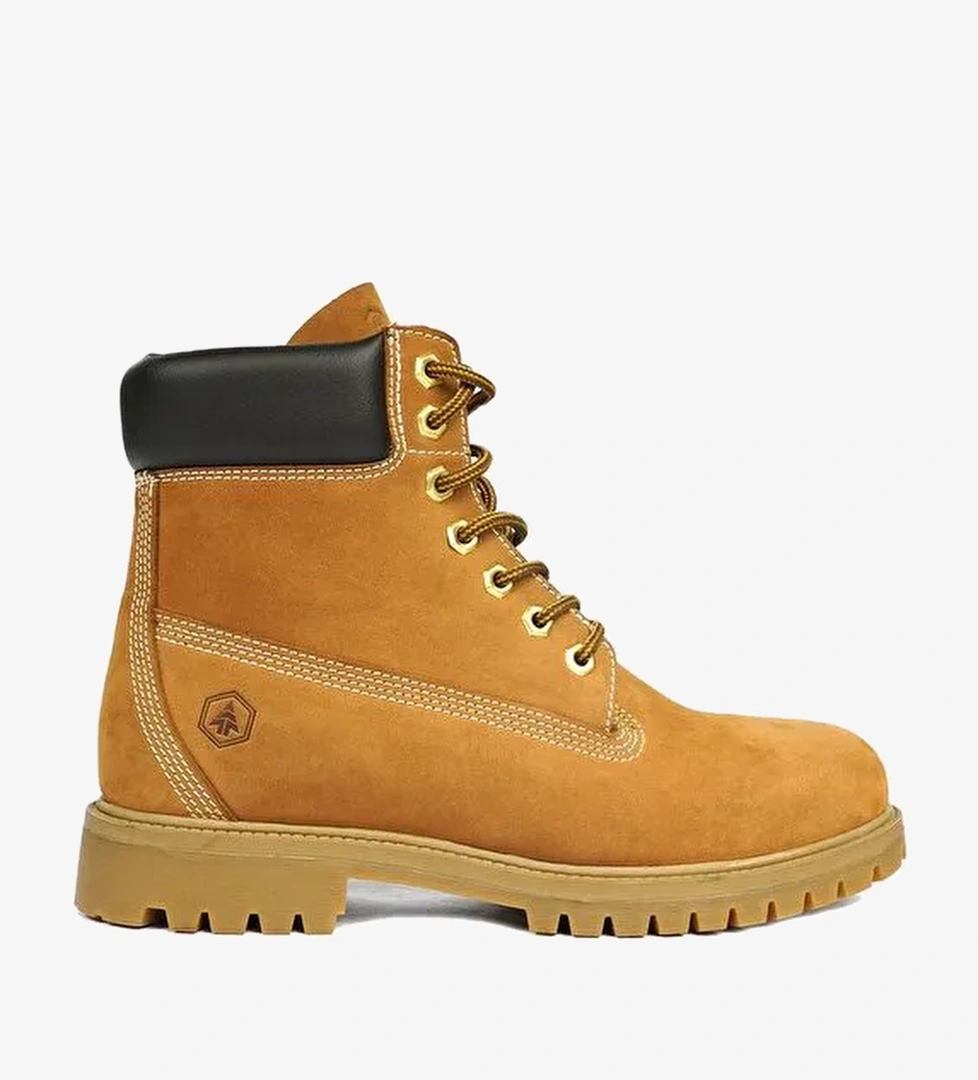 Hammer Jack Hakiki Deri Tarçın Nubuk Erkek Bot - Görsel 1