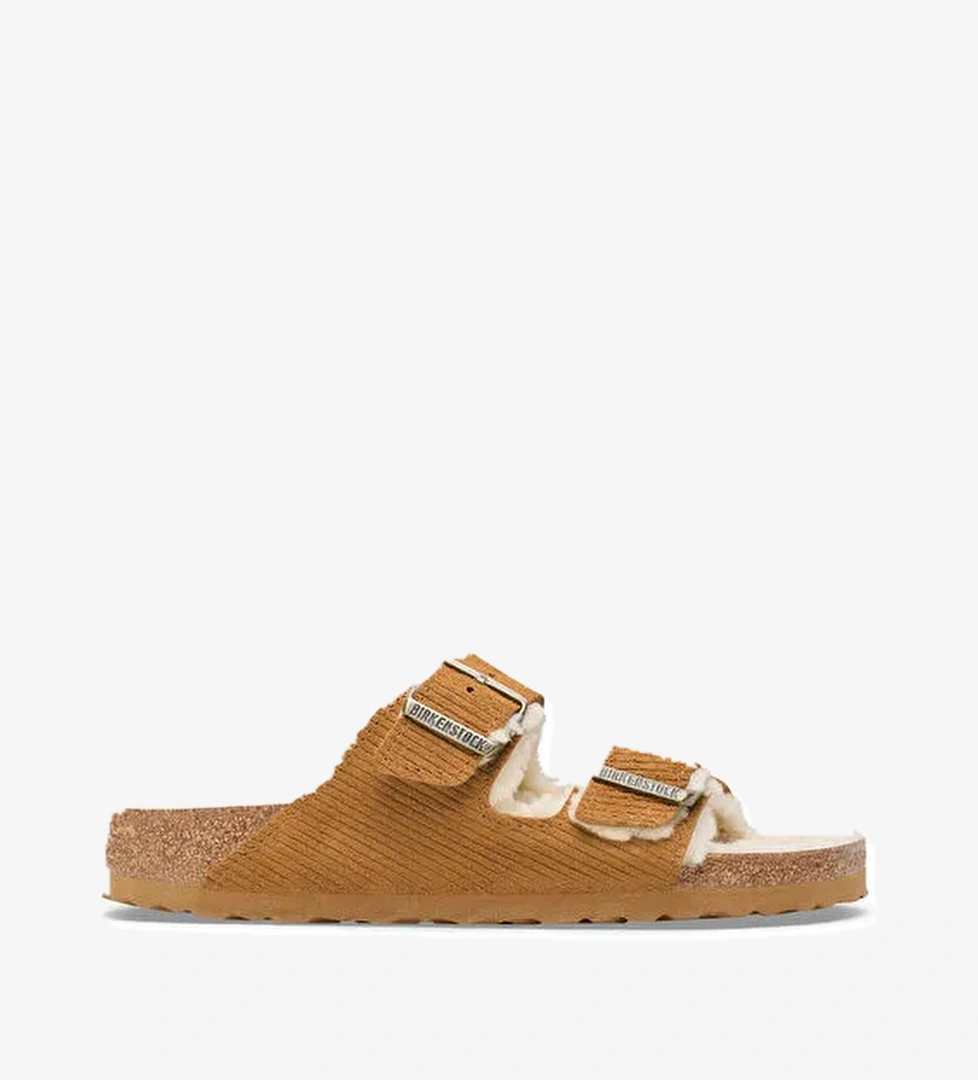 Birkenstock Birkenstock Taba Erkek Süet Ev Terliği ARIZONA TEDDY VL GEPRÄGT LAF model görseli