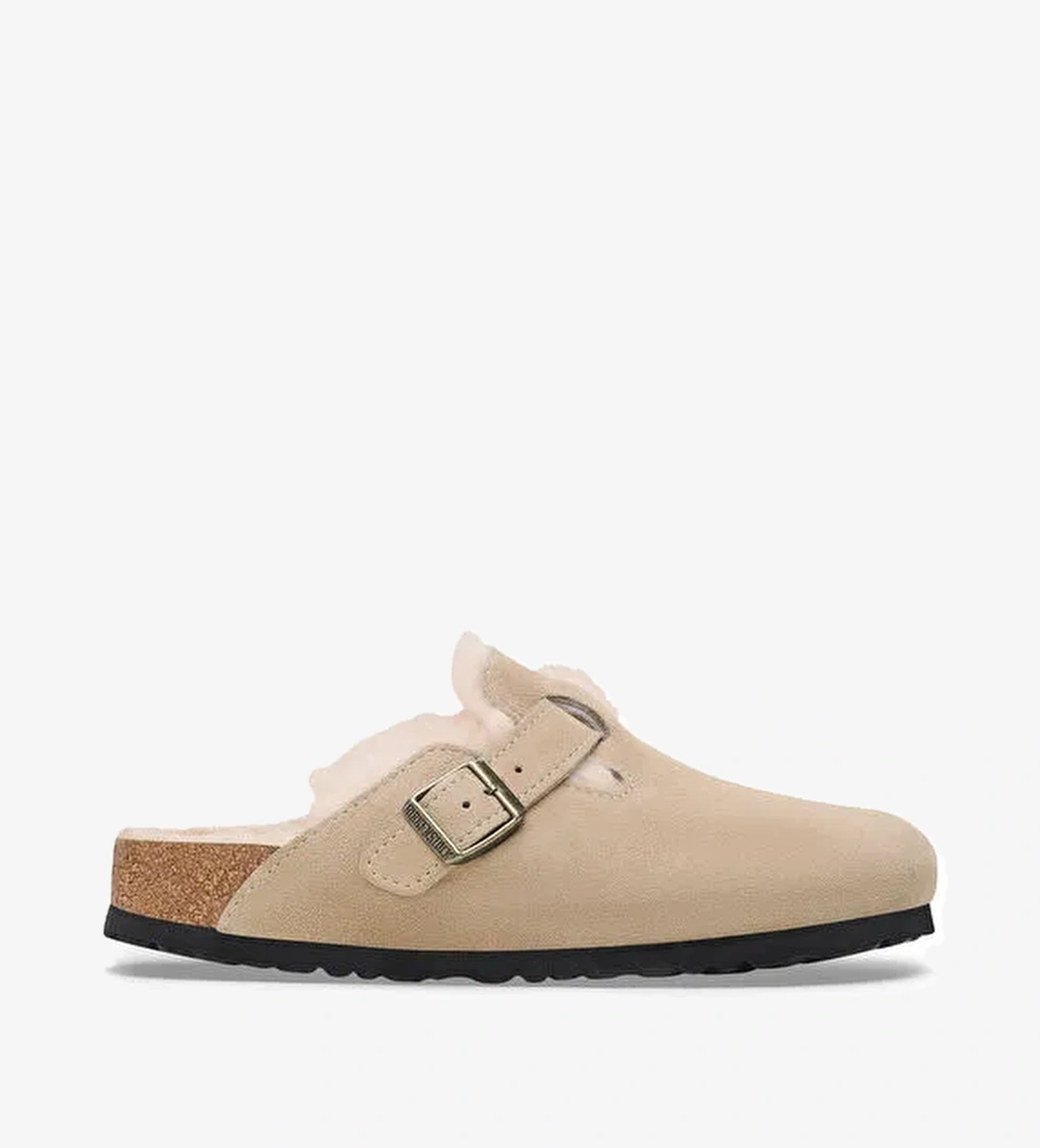 Birkenstock Taupe Kadın Süet Terlik 1028299 - Görsel 1
