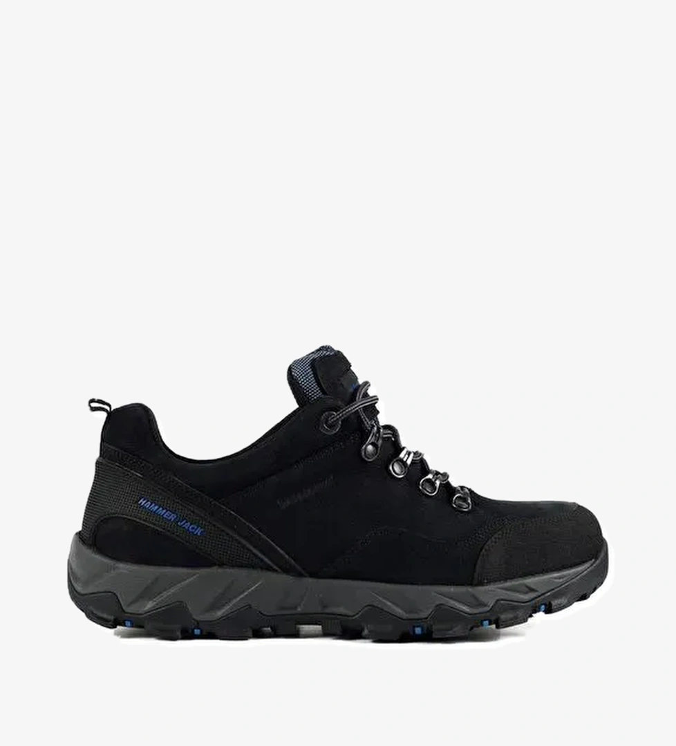 Hammer Jack Hakiki Deri Outdoor Su Geçirmez Lacivert Yıkama Nubuk Erkek Bot - Görsel 1