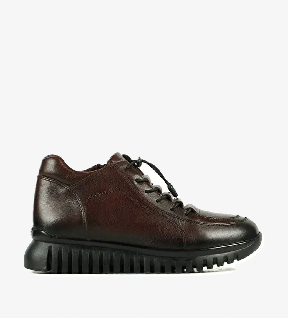 Hammer Jack Hakiki Deri Kahverengi Outdoor Kadın Bot - Görsel 1