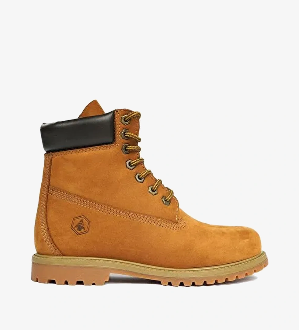 Hammer Jack Hakiki Deri Tarçın Nubuk Unisex Bot - Görsel 1