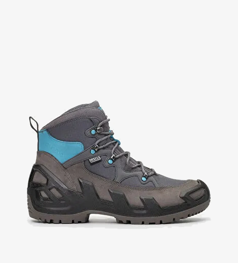 1154 V-CLUTCH PRO XTREME MID NUBUK KADIN BOT GRI - Görsel 1