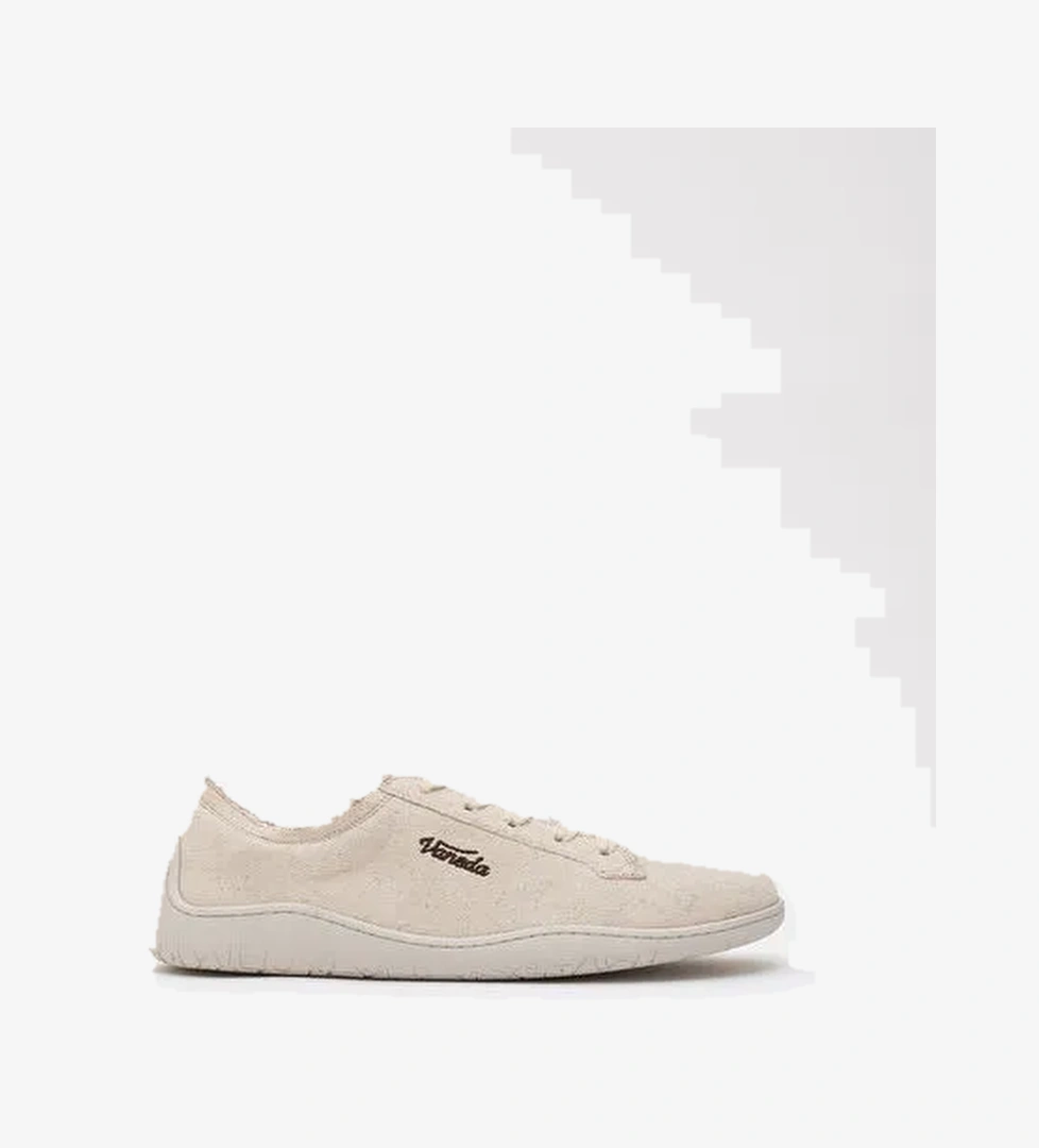 1383 V-BAREFOOT COMFORT KETEN ERKEK AYAKKABI BEJ - Görsel 1