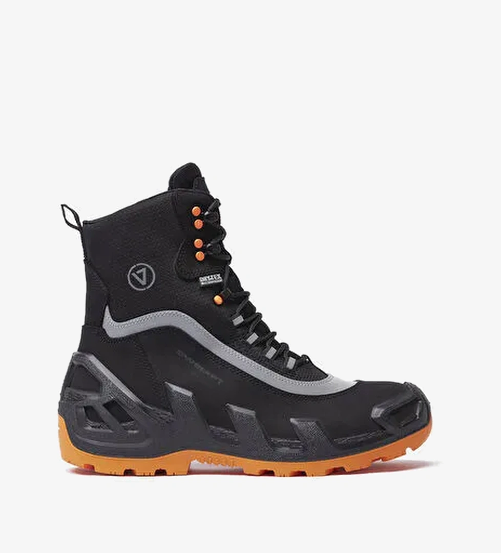 998 V-CLUTCH MICHELIN PRO XTREME NUBUK KADIN BOT SIYAH/TURUNCU - Görsel 1