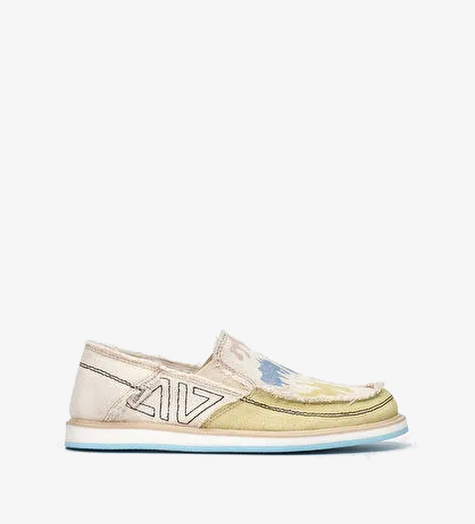 1331 VANEDA LINEN ESPADRIL KETEN KADIN AYAKKABI BEJ/SARI - Görsel 1