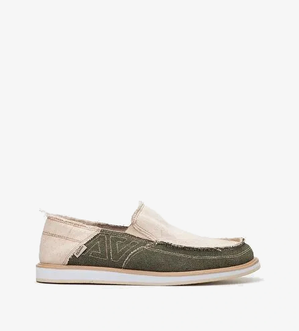 1331 VANEDA LINEN ESPADRIL KETEN ERKEK AYAKKABI BEJ/HAKI - Görsel 1