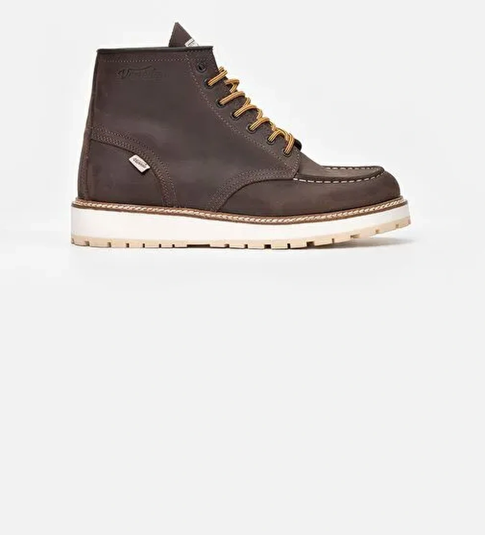 1106 LIFESTYLE V-TOWN CRAZY ERKEK BOT KOYU KAHVE - Görsel 1