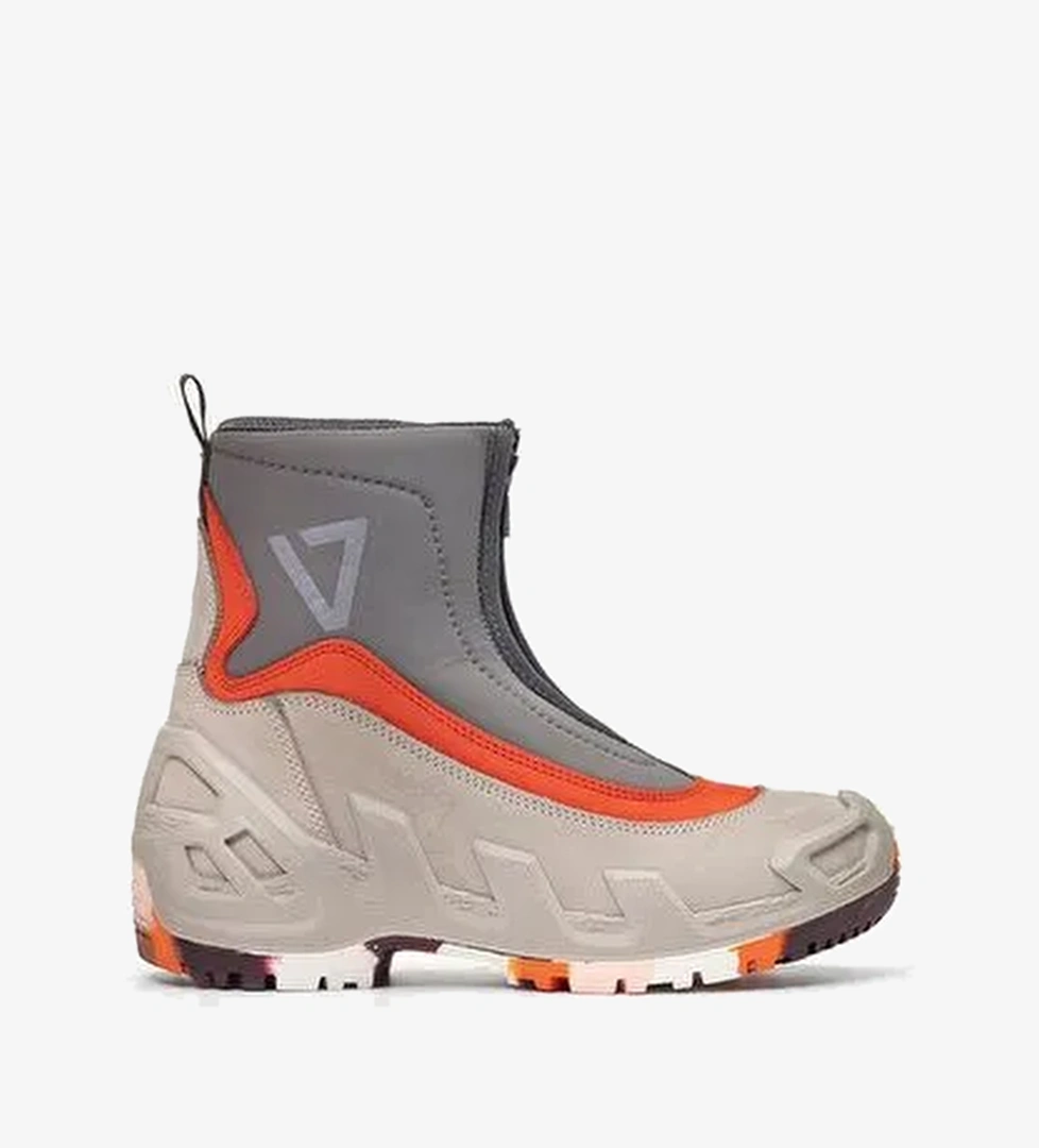 1000 V-CLUTCH URBAN DIGITAL NUBUK KADIN BOT A.GRI/NAR CICEGI - Görsel 1