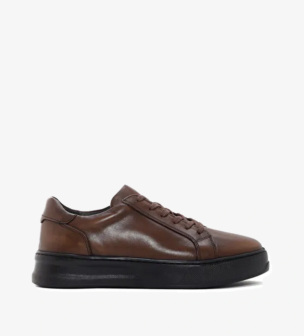Derimod Kahverengi Erkek Deri Sneaker 24WFD688418 - Görsel 1
