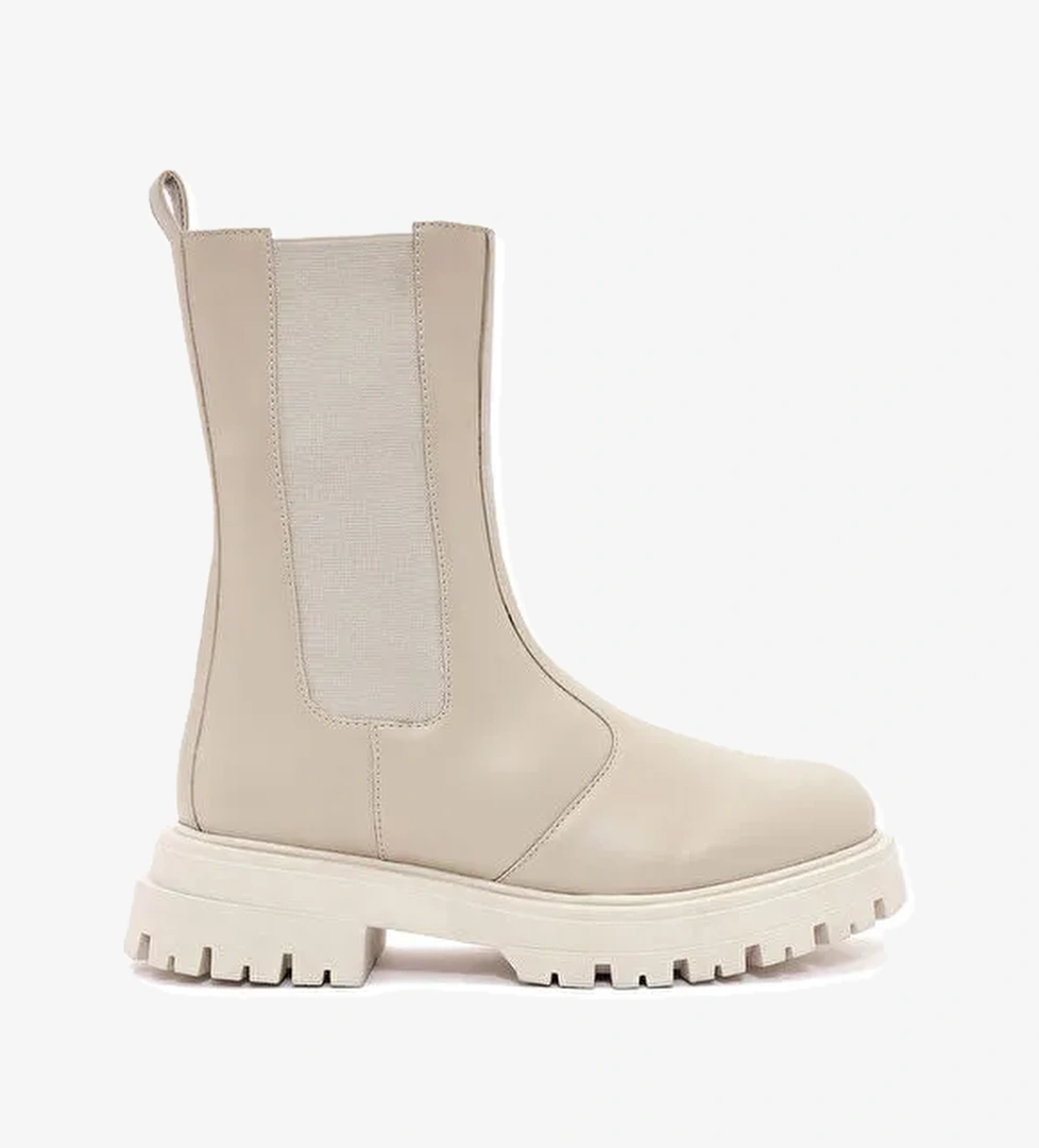 Derimod Derimod Kadın Krem Chelsea Bot 24WFE252818 | Boyner Krem - 1. görsel