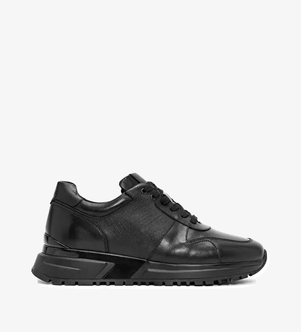 Derimod Siyah Erkek Deri Sneaker 24WFD611714 - Görsel 1