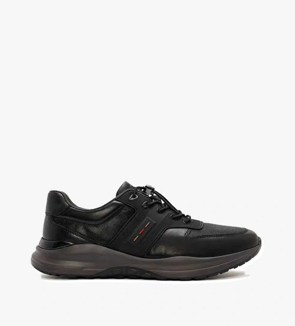Derimod Siyah Erkek Deri Sneaker 24WFD693214 - Görsel 1