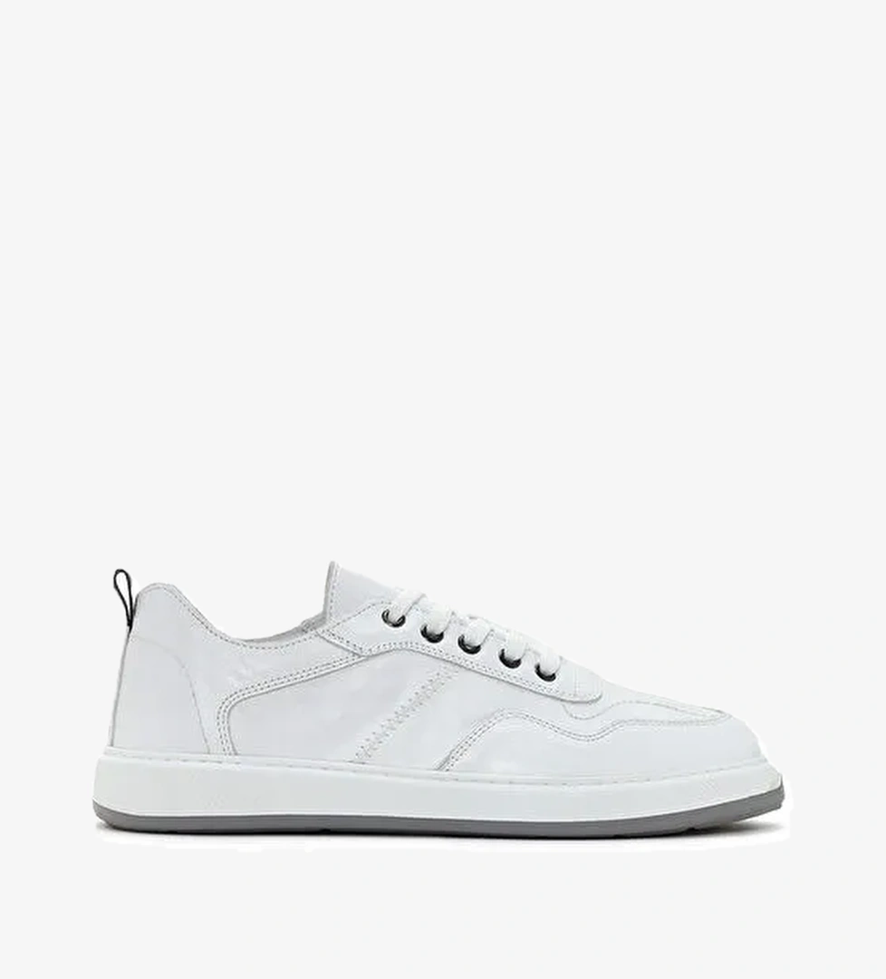Derimod Derimod Erkek Beyaz Bağcıklı Deri Sneaker 24SFD616018 Boyner'de! Beyaz - 1. görsel