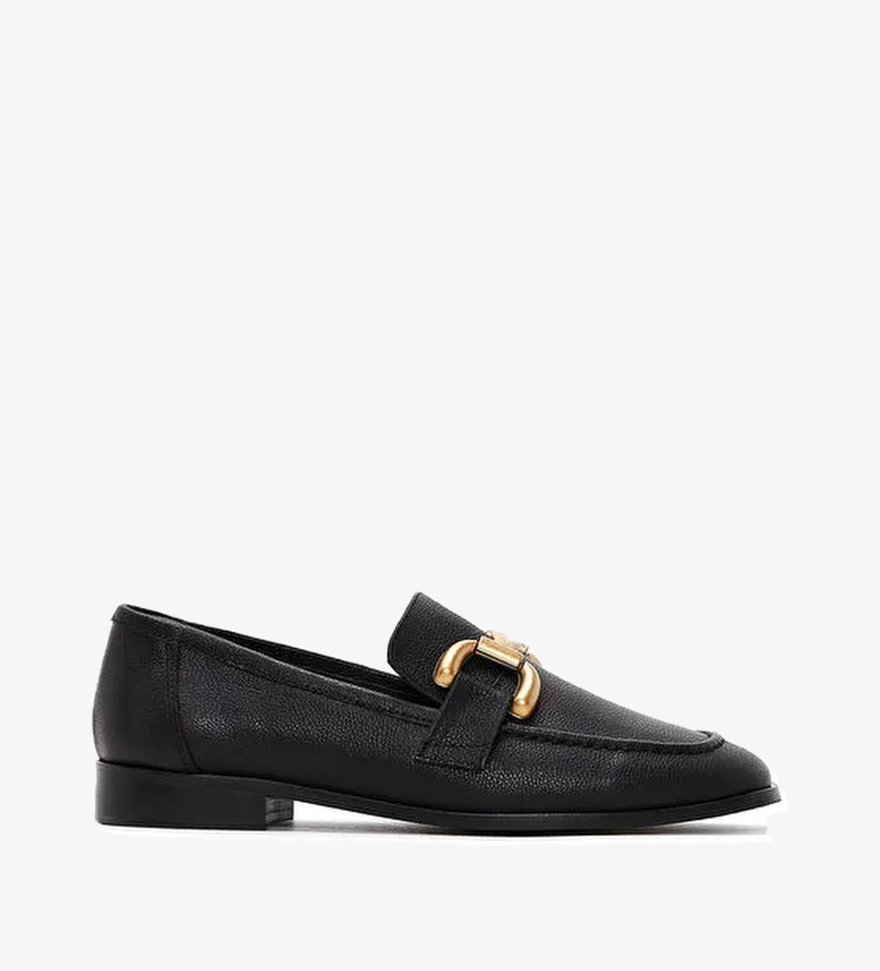 Derimod Derimod Siyah Kadın Deri Loafer 24WFD1302FT | Boyner Siyah - 1. görsel