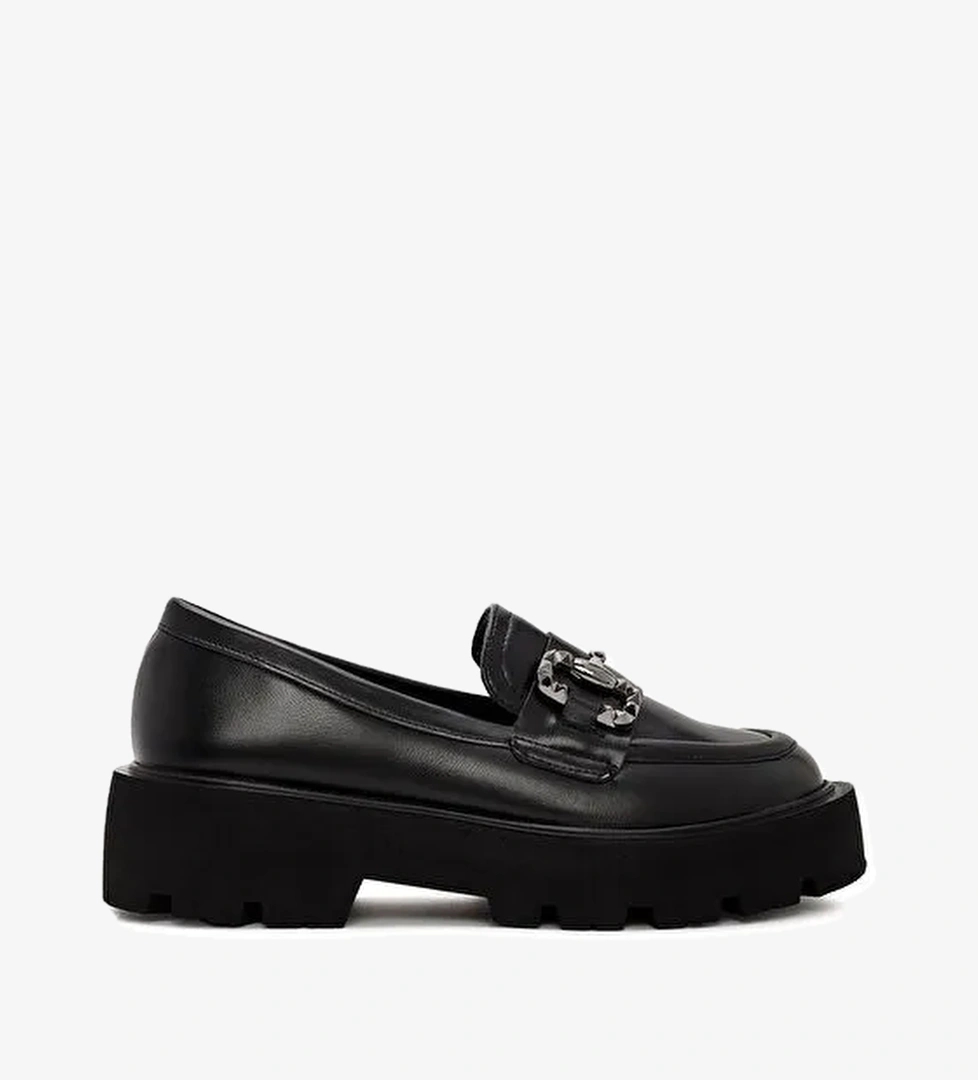Derimod Derimod Siyah Kadın Deri Loafer 24WFE400118 | Boyner Siyah - 1. görsel