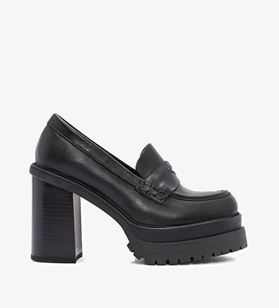 Derimod Derimod Siyah Kadın Deri Loafer 24WFD180918 | Boyner Siyah - 1. görsel