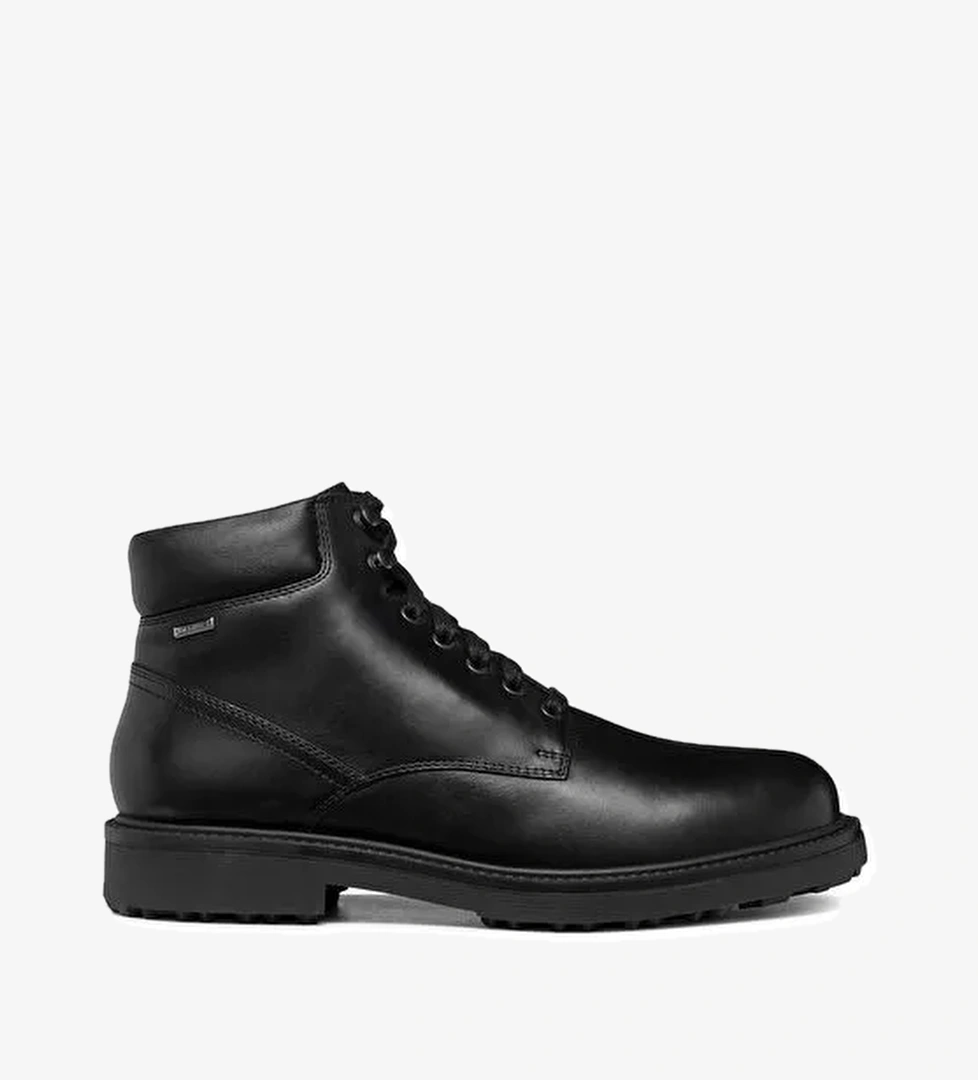 Geox Erkek Siyah Lagorai + Grip Abx Bağcıklı Waterproof Deri Casual Bot U46HQA00043C9999 - Görsel 1