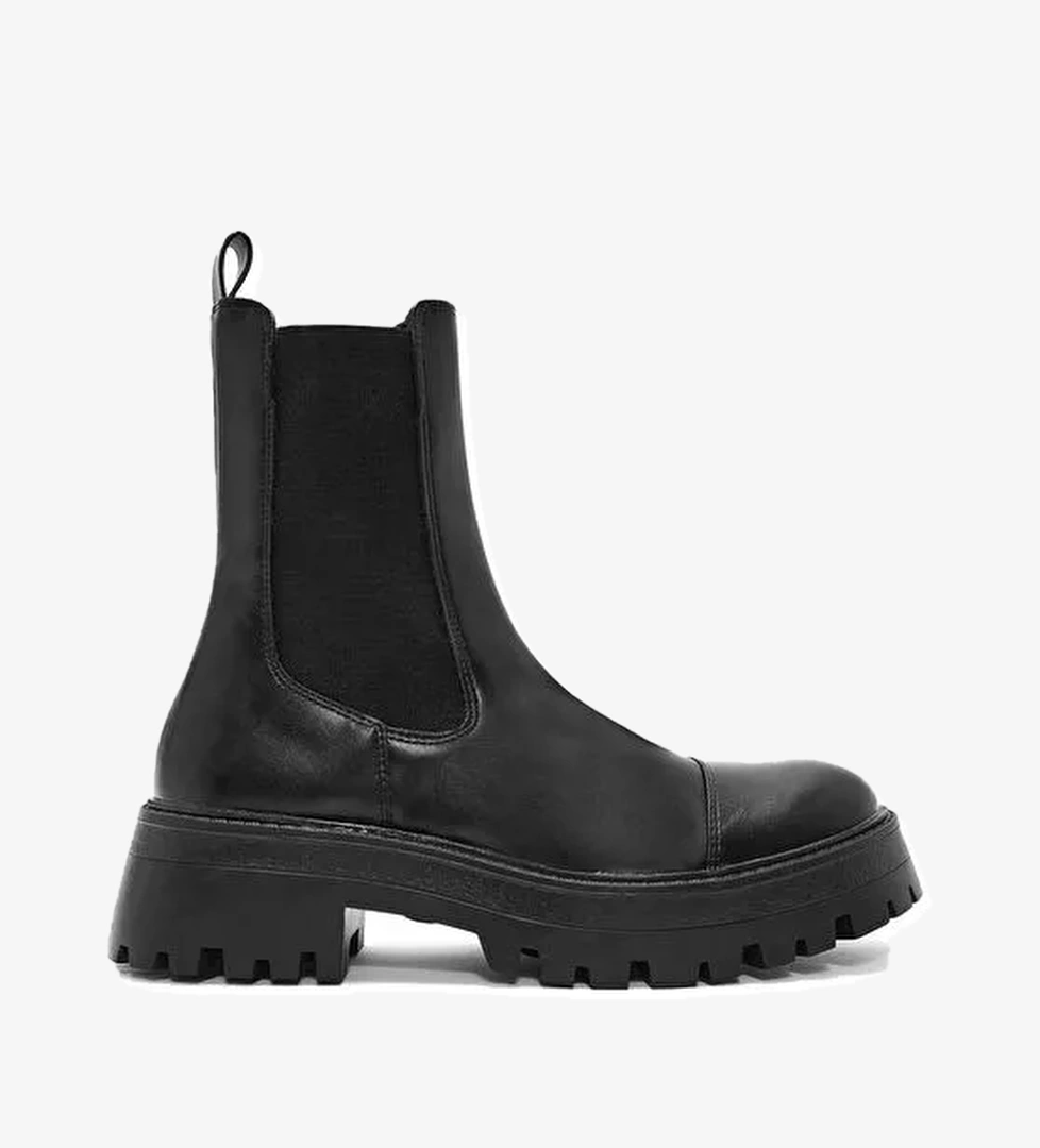 Derimod Derimod Kadın Siyah Deri Chelsea Bot 24WFD510418 | Boyner Siyah - 1. görsel