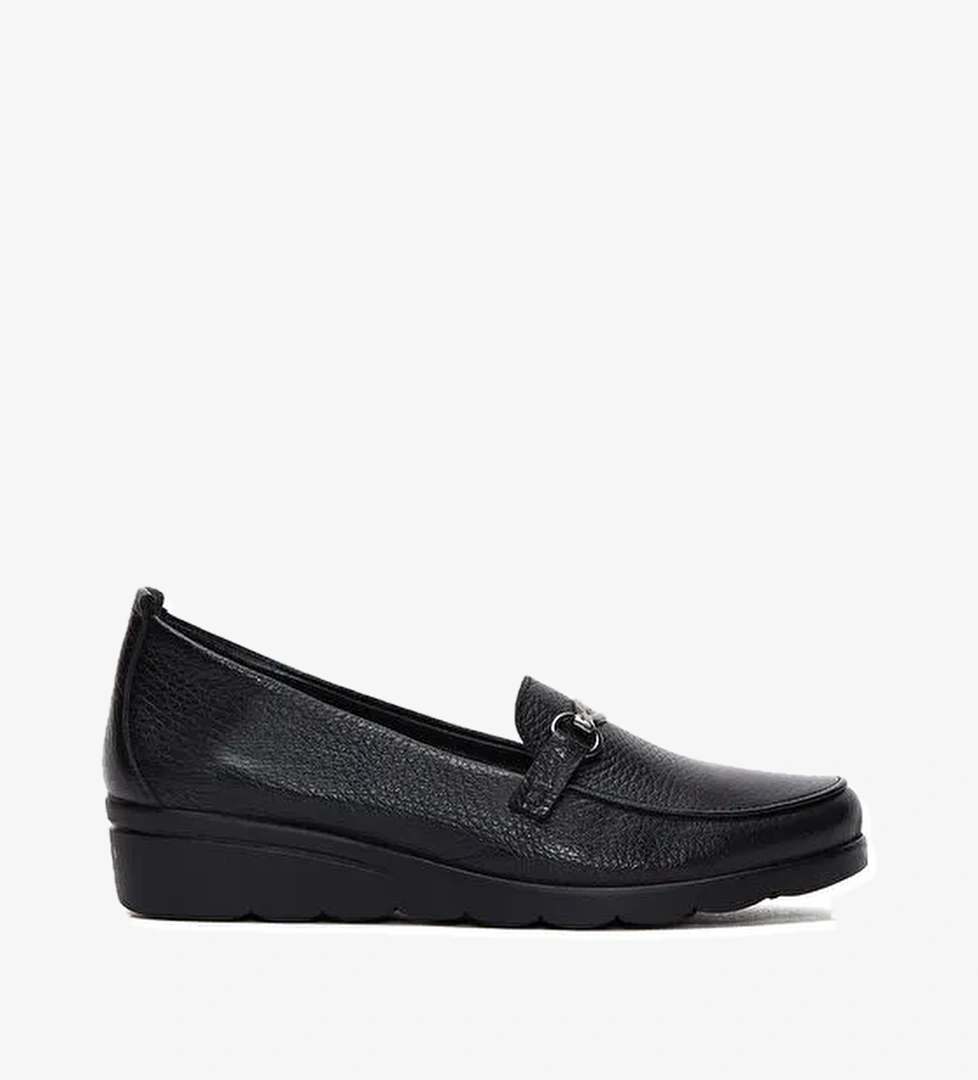Derimod Derimod Siyah Kadın Deri Loafer 24WFD4104FT | Boyner Siyah - 1. görsel