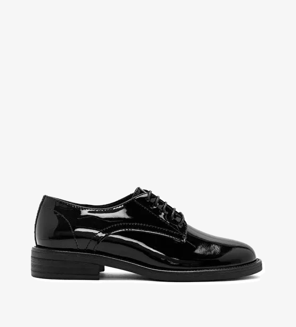 Derimod Siyah Kadın Rugan Günlük Ayakkabı 24WFD162116 - Görsel 1