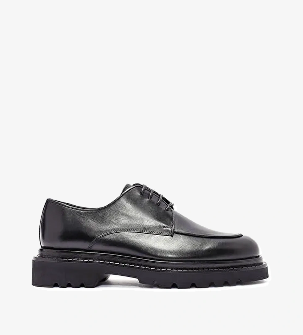 Derimod Siyah Erkek Deri Günlük Ayakkabı 24WFD602518 - Görsel 1