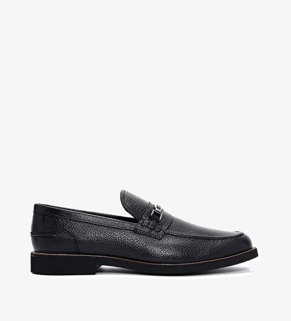 Derimod Derimod Erkek Siyah Deri Casual Loafer 24SFD6008FT | Boyner Siyah - 1. görsel