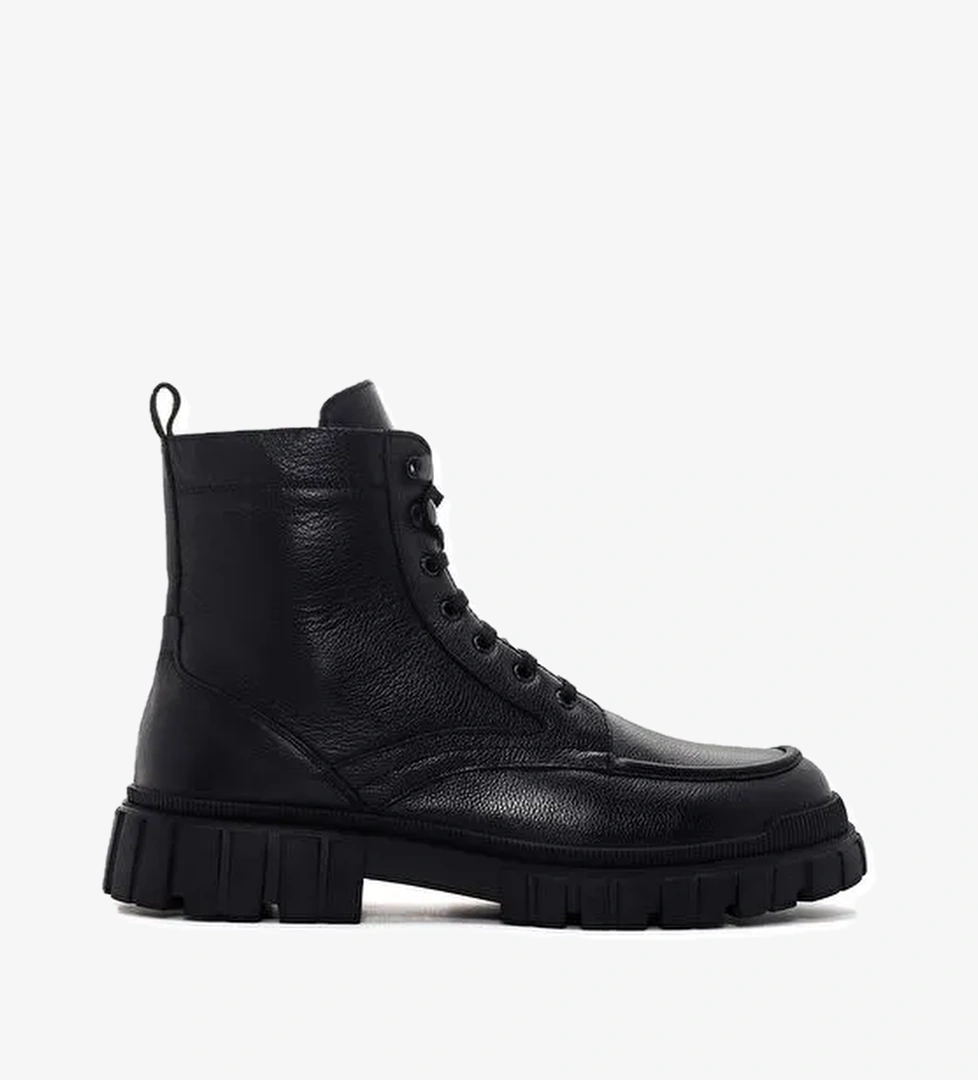 Derimod Siyah Erkek Deri Postal 24WFD700718 - Görsel 1