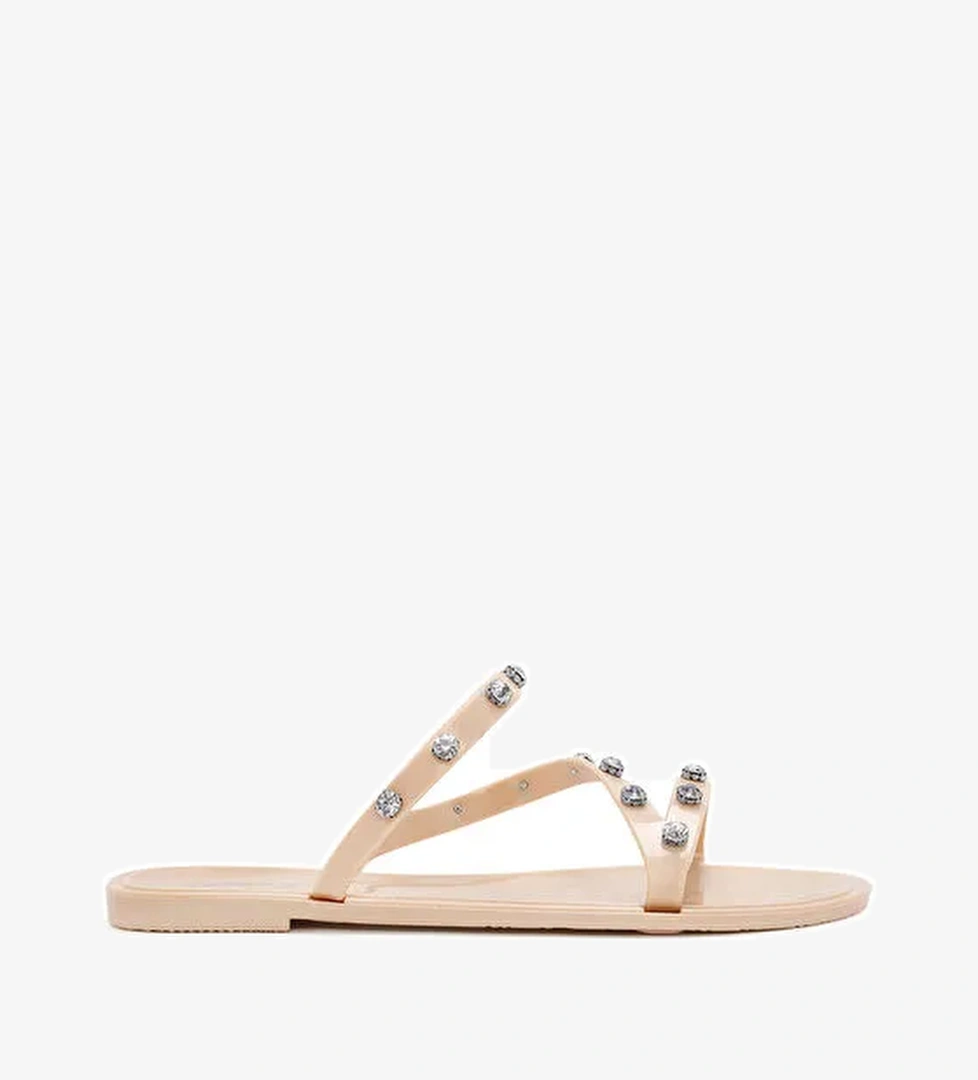 Derimod Bej Kadın Terlik 24SFE4923PV - Görsel 1