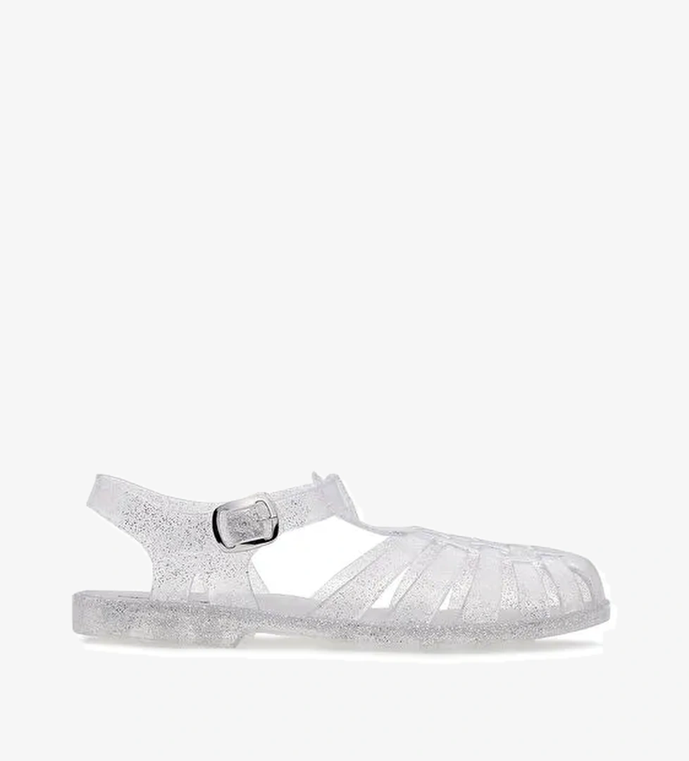 Kadın Şeffaf Bilekten Bantlı Sandalet 24SFE4909PV - Görsel 1