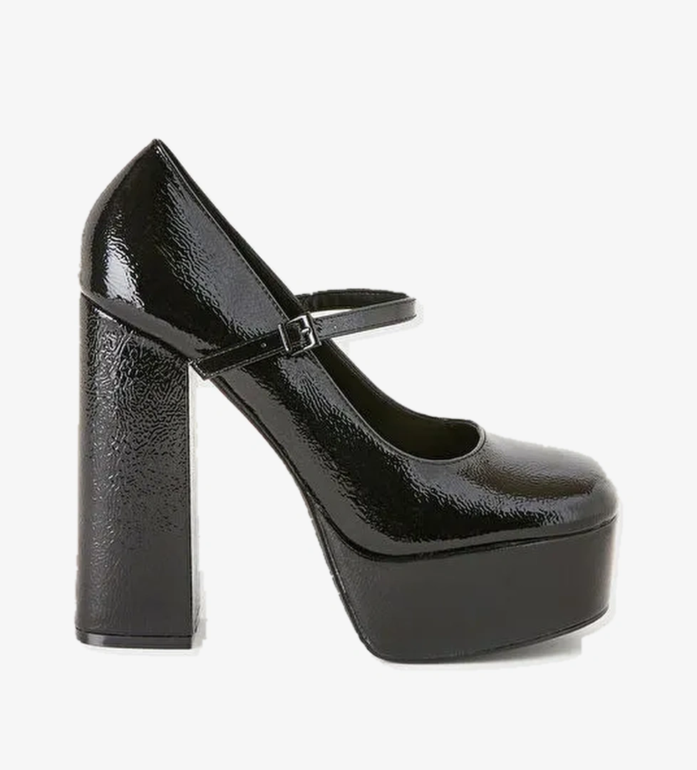 Kadın Siyah Makosen Ayakkabı - Görsel 1