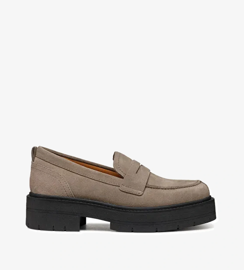 Geox Vizon Kadın Süet Loafer D36VDI00022C6029 - Görsel 1