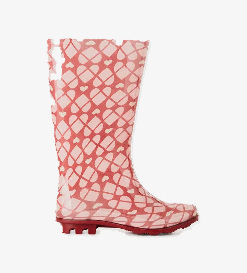 Unisex Pembe Mix Yağmur Çizmesi - Görsel 1