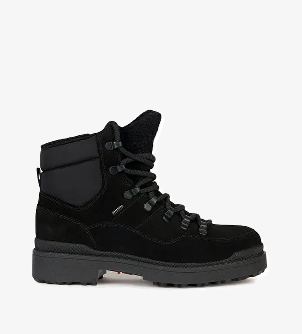 Geox Kadın Siyah Nevegal Abx Süet Deri Postal Bot D36UPD022FUC9999 - Görsel 1