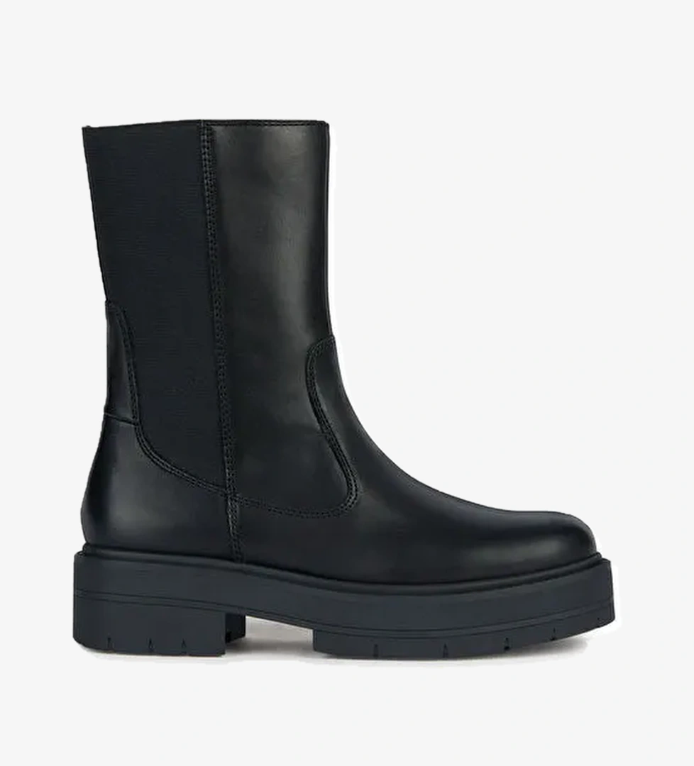 Geox Geox Kadın Siyah Fermuarlı Spherica Deri Bot D36VDK00043C9999 | Boyner Siyah - 1. görsel