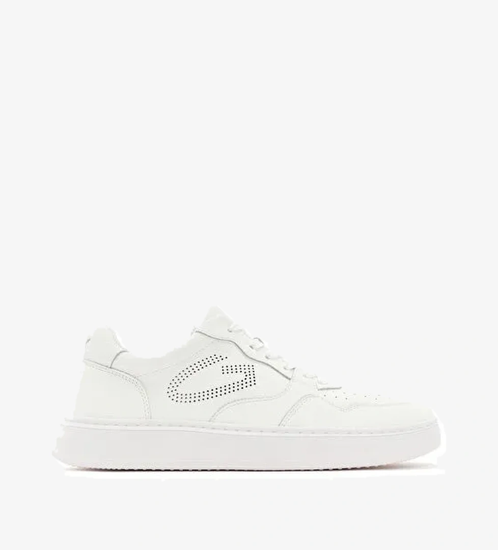 Alberto Guardiani Beyaz Erkek Deri Sneaker G03M100026 - Görsel 1