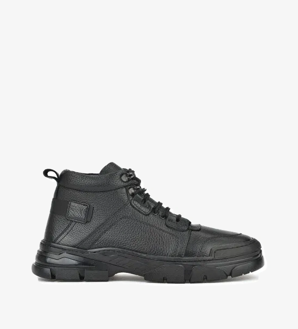 Ziya, Erkek Hakiki Deri Bot 1431040ZK2311 Siyah - Görsel 1