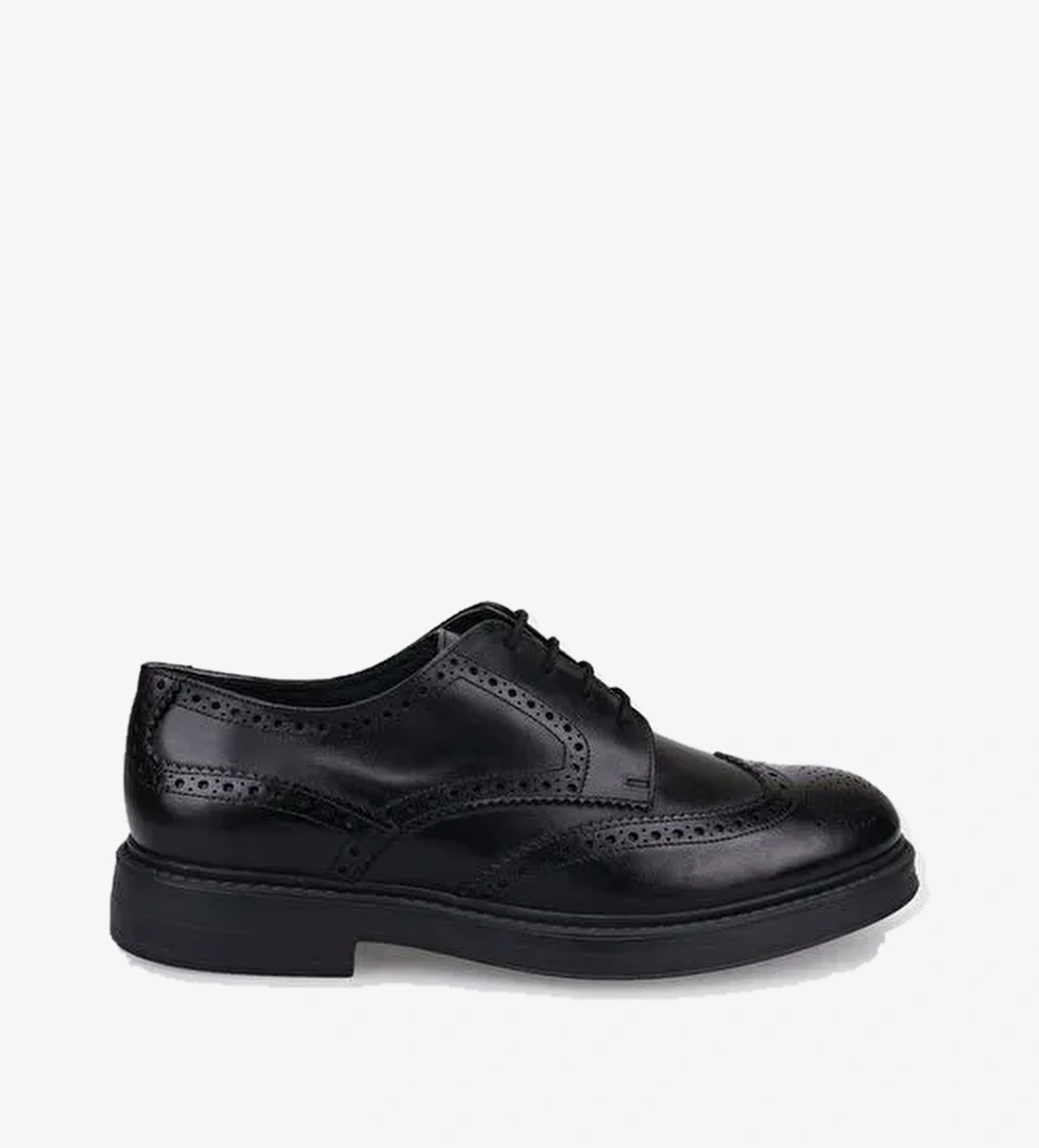 Cabani Ayakkabı Siyah Erkek Deri Günlük Ayakkabı 124609 - Görsel 1