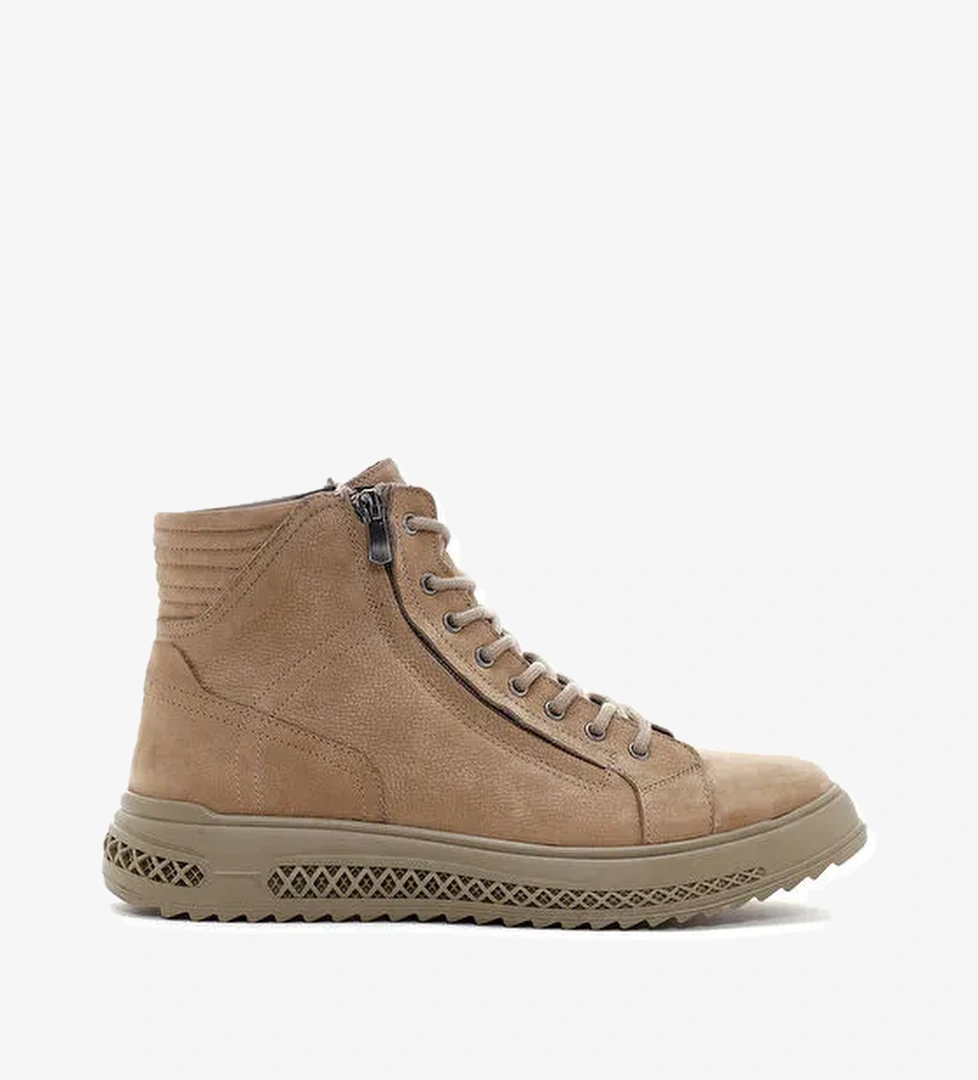 Derimod Derimod Erkek Bej Nubuk Deri Fermuarlı Casual Bot 23WFD6711V3 | Boyner Bej - 1. görsel