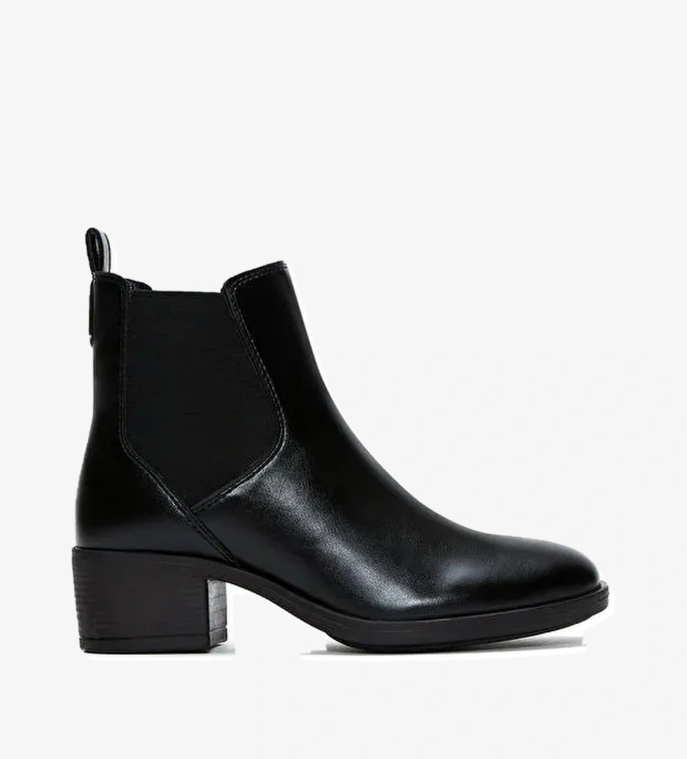 Derimod Derimod Kadın Siyah Klasik Topuklu Chelsea Bot 23WFE251718 | Boyner Siyah - 1. görsel