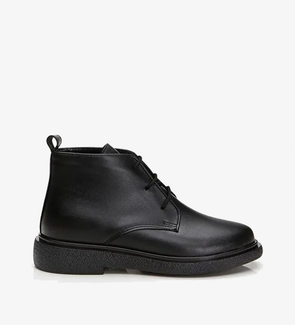 Siyah Kadın Düz Bot - Görsel 1